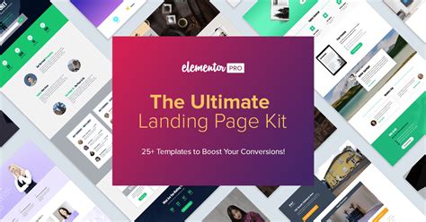 25 Landing Page Template Kit To Boost Your Conversions
