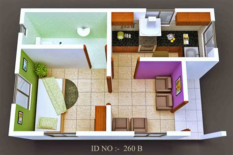 desain interior rumah minimalis type   lantai gambar
