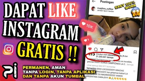 GRATIS SEPUASNYA Cara Menambah LIKE Di INSTAGRAM TAMBAH LIKE IG