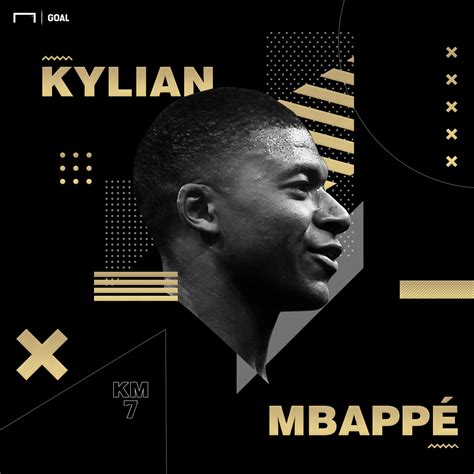 Kylian Mbappé On Behance Sports Graphic Design Gold