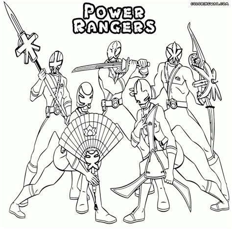 Best power rangers coloring pages for kids: Power Ranger Color Pages - Coloring Home