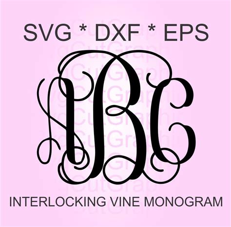 Free Interlocking Vine Monogram Font The Art Of Mike Mignola