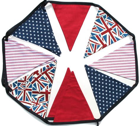 Union Jack Stars And Stripes Flag Bunting Handmade Party Etsy
