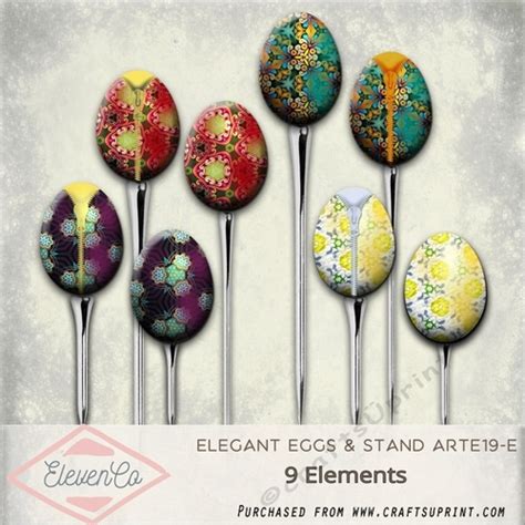 Elegant Easter Eggs Arte19 E Cup95144122197 Craftsuprint