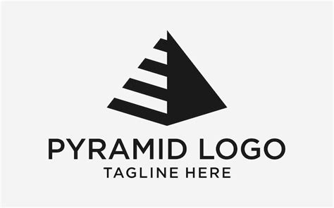 Premium Vector Pyramid Logo Simple Modern Abstract