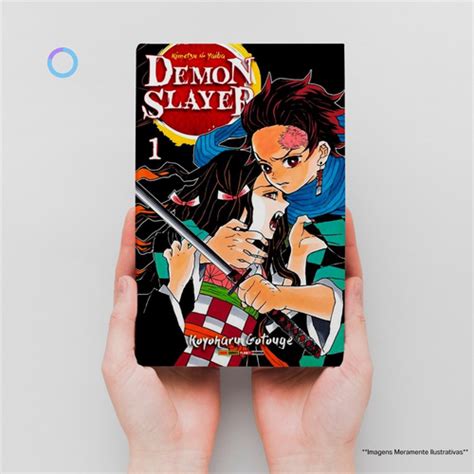 Demon Slayer Kimetsu No Yaiba Mangá Volume 1 Ao 5 Kit No Shoptime