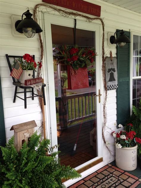 Country Front Porch Spring Decorating Ideas 16 Decorelated