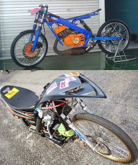 Berbeda dengan kawasaki ninja h2r, ninja h2 legal dikendarai di jalan raya. Gambar Motor Drag: Koleksi Modifikasi Dragbike di Indonesia | Spek Motor