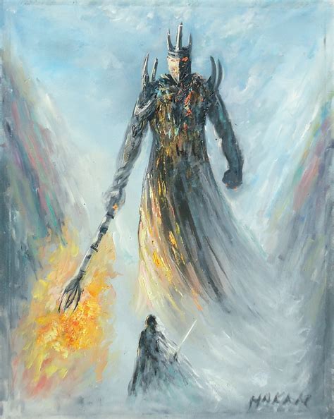 Fingolfin Vs Morgoth Silmarillion Painting J R R Etsy