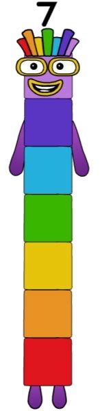 numberblocks seven 2d by alexiscurry on deviantart