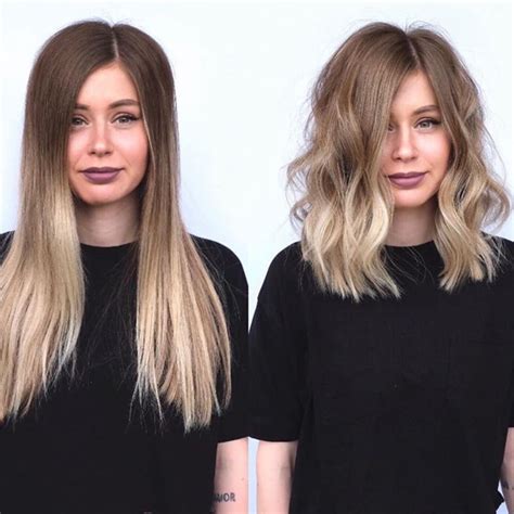 Mind Blowing Hair Transformation Before And After Photos Gallery Medium Ombre Hair Brown Ombre