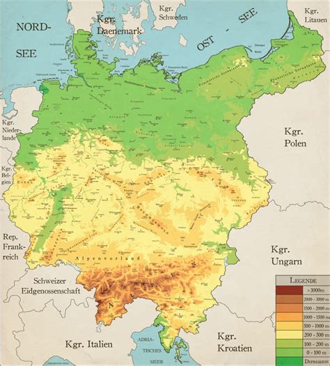 Greater Germany Topgrahical Map Complete By Robeatnix