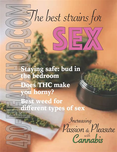 Best Strains For Sex Cannabis Marketing By Bart Benne