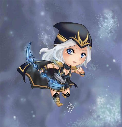 League Of Legends Ashe Chibi By Gm Pi On Deviantart