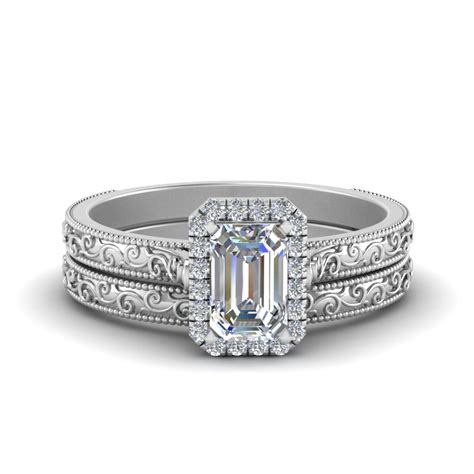 Https://tommynaija.com/wedding/emerald Cut Wedding Ring Set