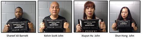 copperas cove police bust prostitution operation