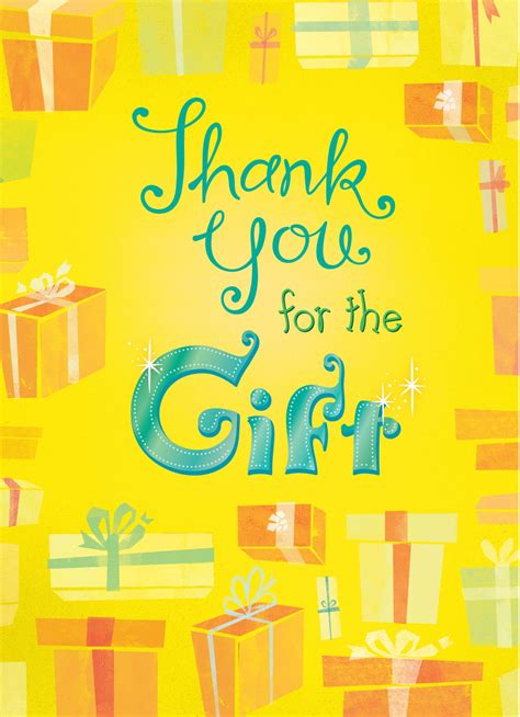 Thanks For A Gift Personalized Greeting Cards By Thegreetingcardshop Com