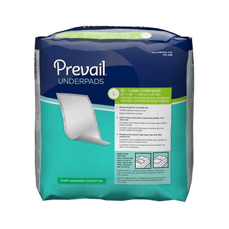 Prevail Fluff Incontinence Underpads 23x 36 72 Count