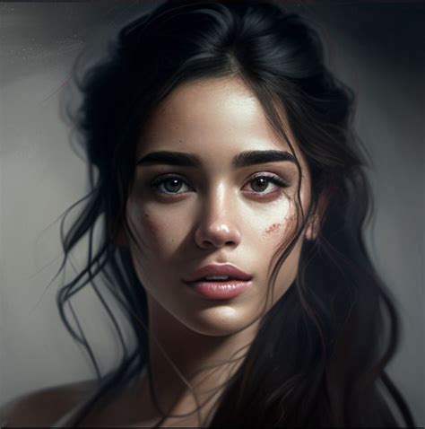 Digital Portrait Art Digital Art Girl Portrait Painting Female