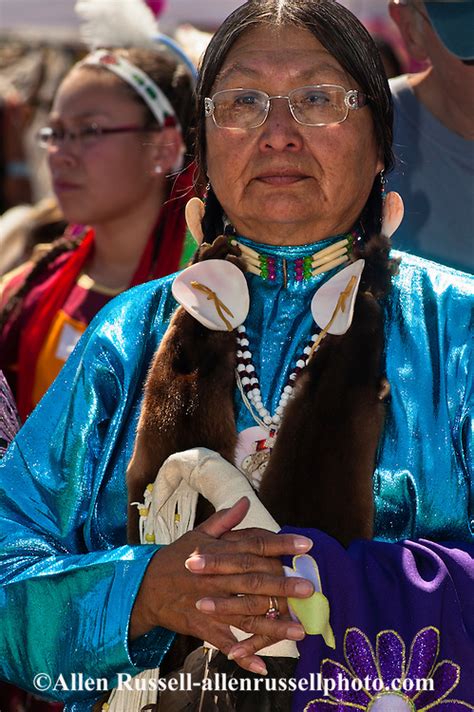 elder traditional dancer at crow fair powwow on crow indian reservation in montana allen