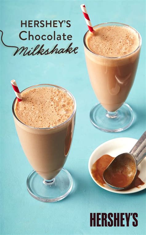 Hersheys Chocolate Milkshake Recipe Chocolate Milkshake Chocolate