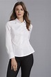 Women's Essentials Long Sleeve Shirt, White | Simon Jersey