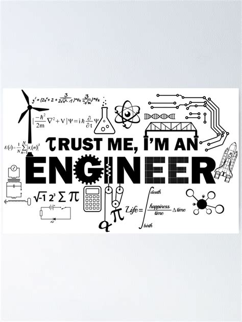 Engineer Humor Poster For Sale By Lolotees Redbubble