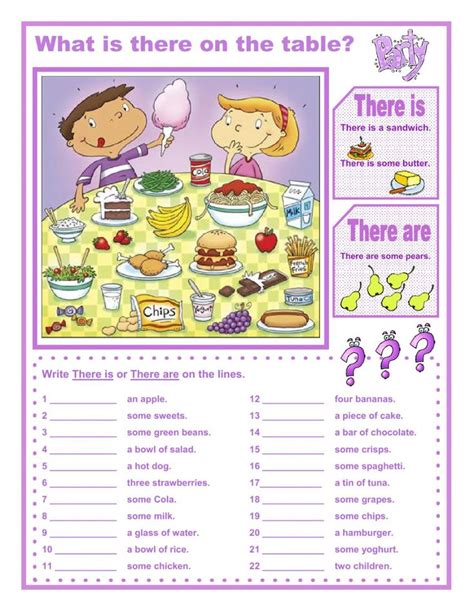 Mejores 10 Imágenes De There Is There Are Worksheets Esl English En