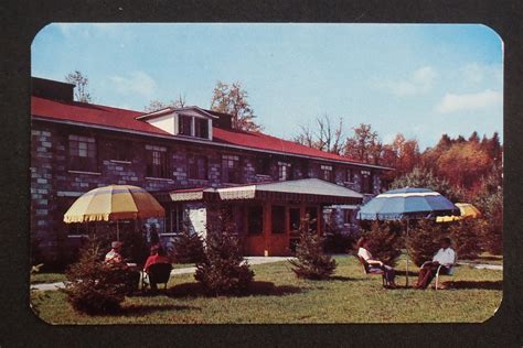 1950s The Lodge Pocono Gardens Lodge Paradise Valley Cresco Pa Monroe