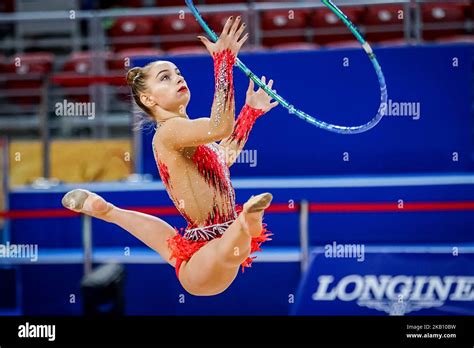 Julija Ivanova Of Lithuania During Rhythmic Gymnastics World Championships At The Arena Armeec