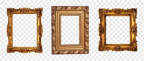 Frame Carved Gold Design Filigreed Decorative Creativity Element