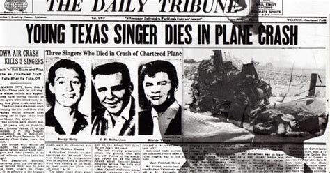 The Day The Music Died Remembering Buddy Holly Ritchie Valens And The Big Bopper