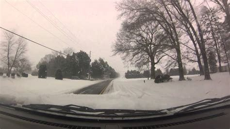 Rock Hill South Carolina Snow And Ice Storm 2014 Youtube