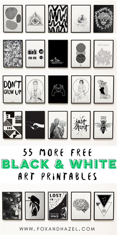 Printable Black And White Art