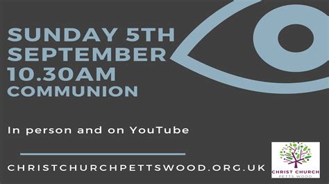 Sunday Worship With Holy Communion Christ Church United Reformed
