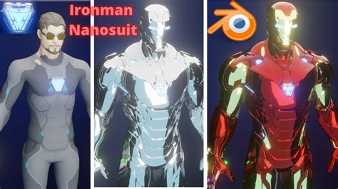 Artstation Iron Man Nanosuit