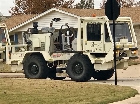 These Vibroseis Trucks Seismic Shakers Came Down My Street Today