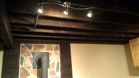 Paint Basement Ceiling Rafters Pictures Modern Ceiling Design Spray