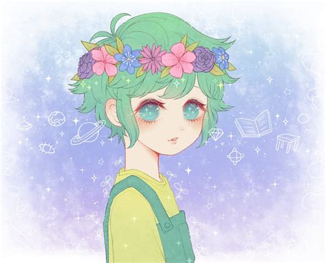 Omori The Flower Boy By Tourniiquett Anime Flower Flower Boys Anime