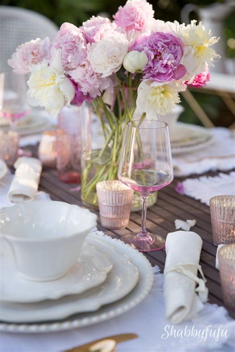 Decor Ideas Table Setting For Your Mothers Day Table Pink Table