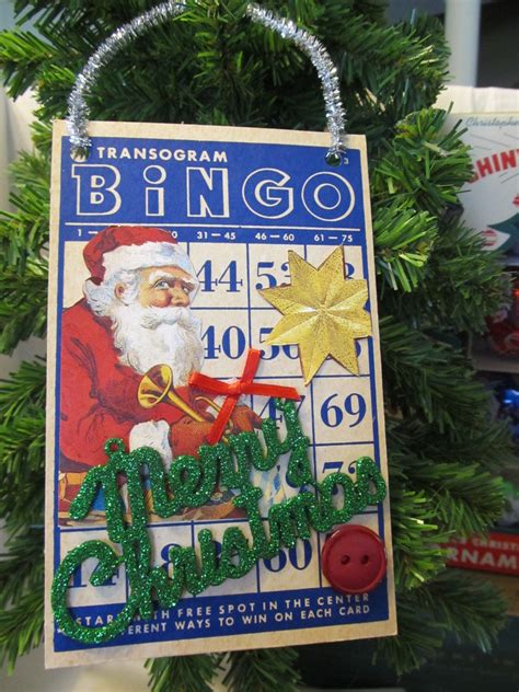 These upbeat birthday cards come with a guaranteed wow factor, and will be sure to delight any recipient. Vintage Christmas Santa Altered Bingo Card Holiday Decoration | Etsy | Vintage christmas ...