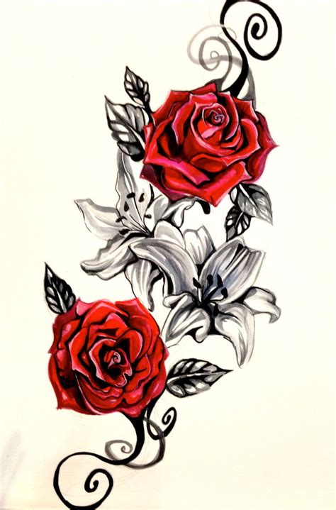 Rose Tattoo Images And Designs