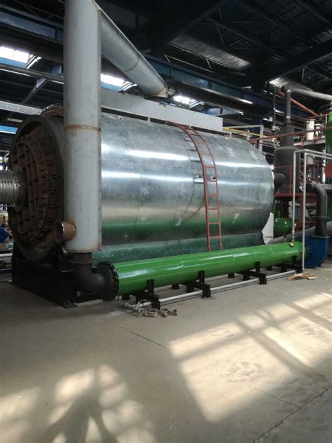 Continuous Waste Tyre Pyrolysis Plant With Plc Control System And Ce Certificate China Tire