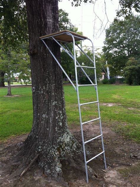 34 Emt Ladder Hunting Stand 4 10 Sticks Needed To Construct And