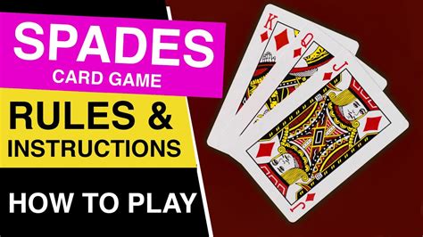 How To Play Spades Card Game Youtube