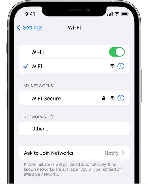 Connect To Wi Fi On Your Iphone Ipad Or Ipod Touch Apple 57 Off