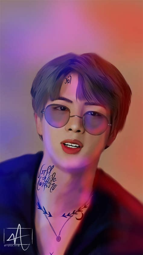 Gangster Jin Bts Art Bts Btsdrawing Btsjin Drawing Fanart Jin