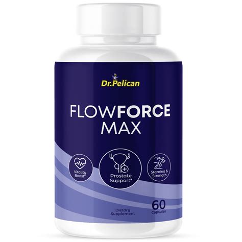 Flowforce Max Prostate Support 60 Capsules Dr Pelican