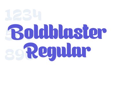 Boldblaster Regular Font Free Download Now