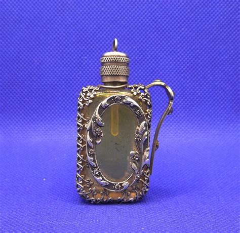 Vintage Perfume Bottle Pendant Etsy